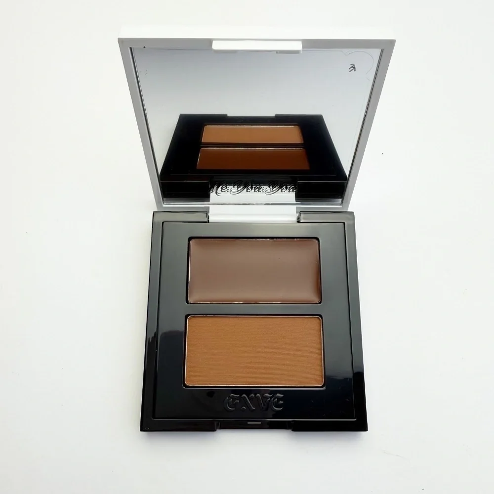 GXVE Pick It Up Cream Contour & Talc-Free Powder Bronzer Duo Super Hot Tan